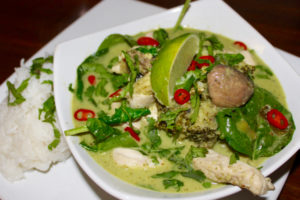 Thai Green Curry with Sticky Rice, Thai Green Curry, Thai Curry